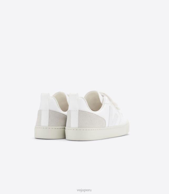 zapatos H28JT373 niños Veja v-10 cwl blanco natural